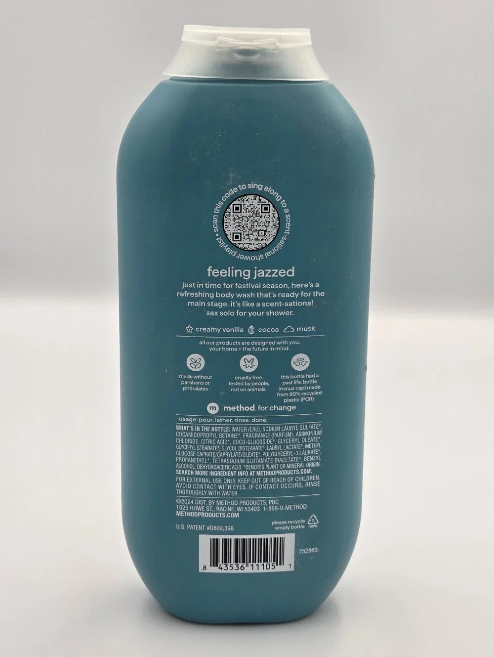 Method creamy vanilla